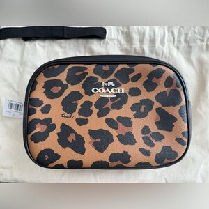 Coach Light Saddle Multi Animal Print Pouch